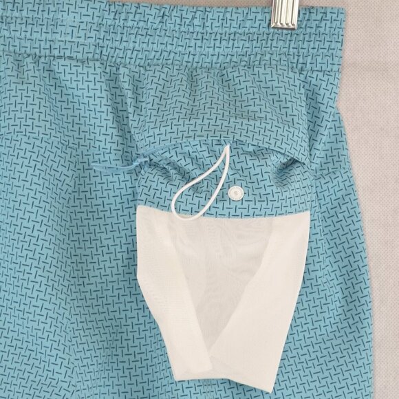 lululemon Channel Cross Swim Short *7" Size Small in Intertwine Blue Surf - Picture 6 of 6